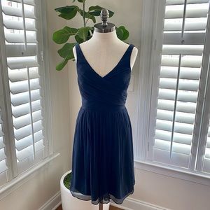 J. Crew Navy Blue Wedding Dress